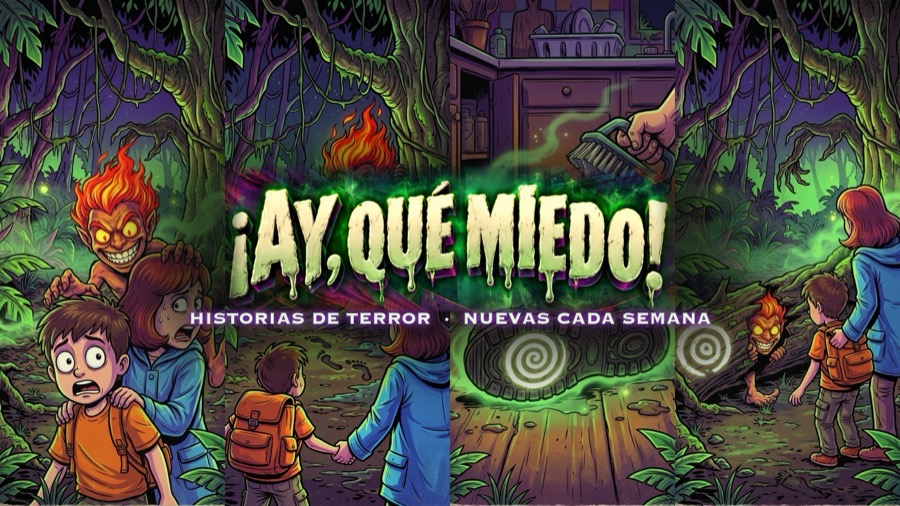 Un bosque de leyendas y criaturas de ¡Ay, Qué Miedo!
